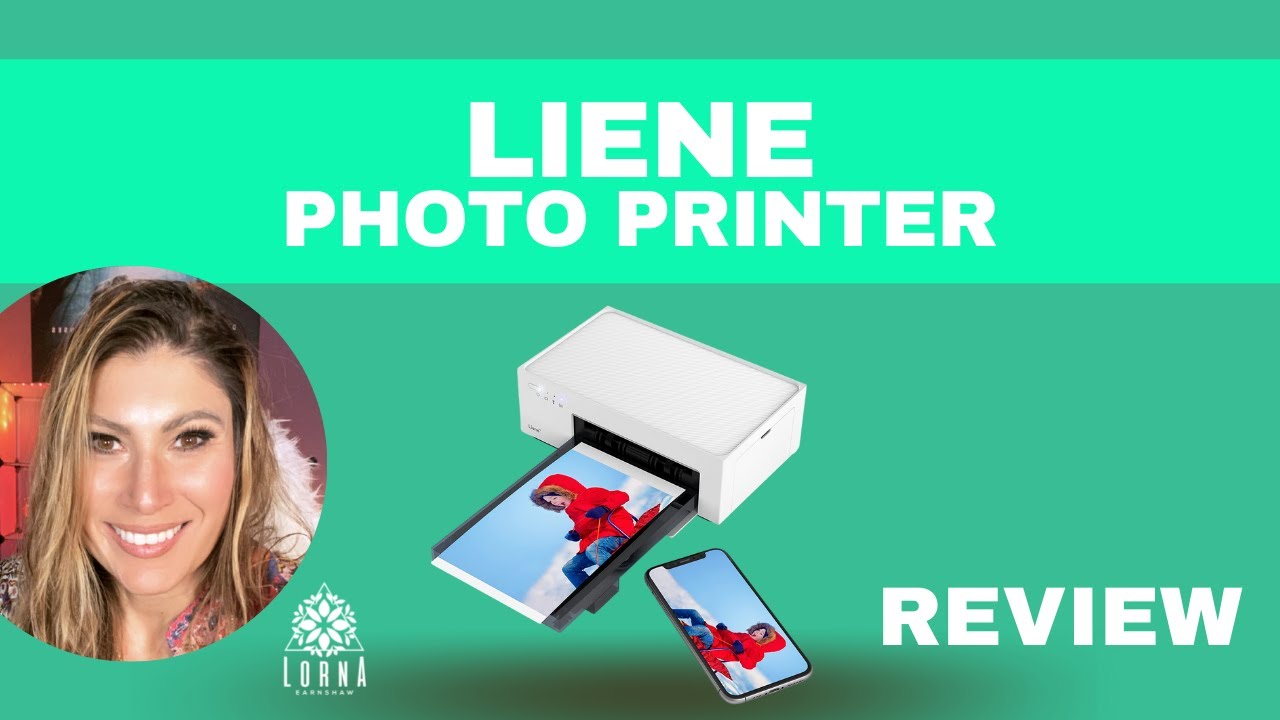 LIENE 4x6'' Photo Printer Review YouTube