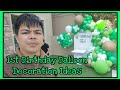 1st Birthday Balloon Decoration Ideas| Green Balloon Decoration Ideas| @balloon @marmagician #green