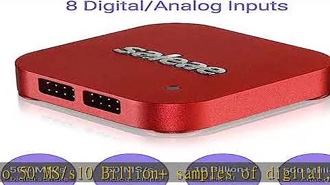 Logic Pro 8 (Red) - Saleae 8-Channel Logic Analyzer - Compatible With Windows, Mac, or Linux - Easy