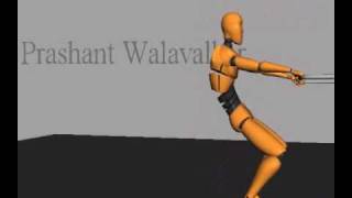 Facial Animation, Pulling an Object & WalkCycle Animation By Prashant Walavalkar