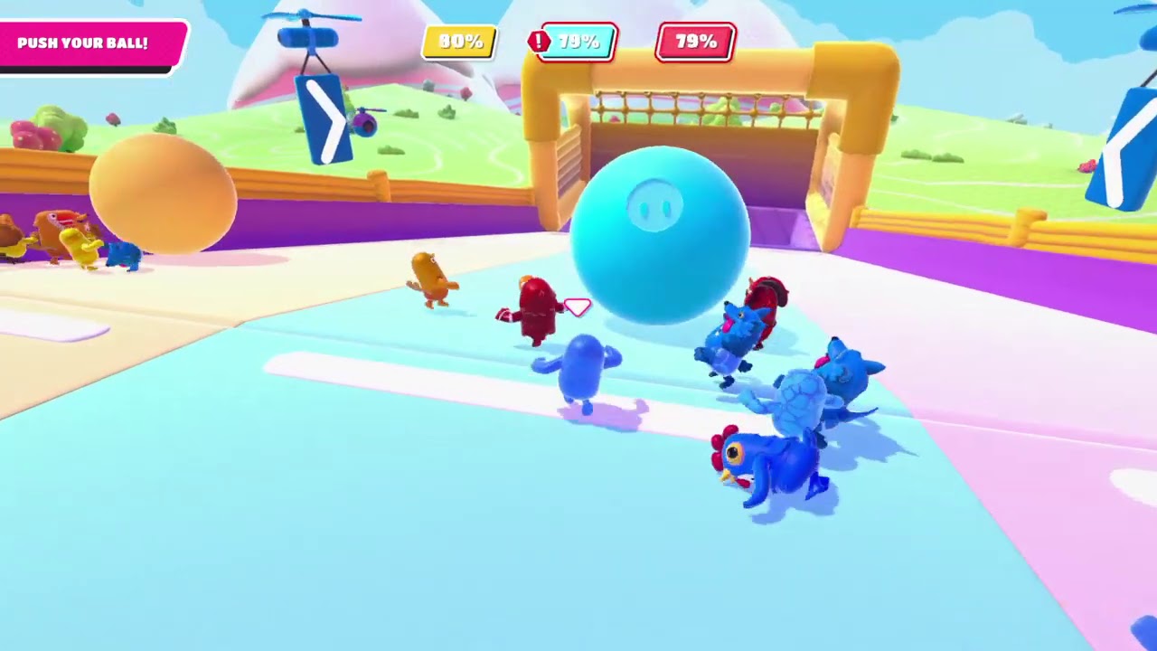 Fall Guys: Ultimate Knockout rock and roll tie bug