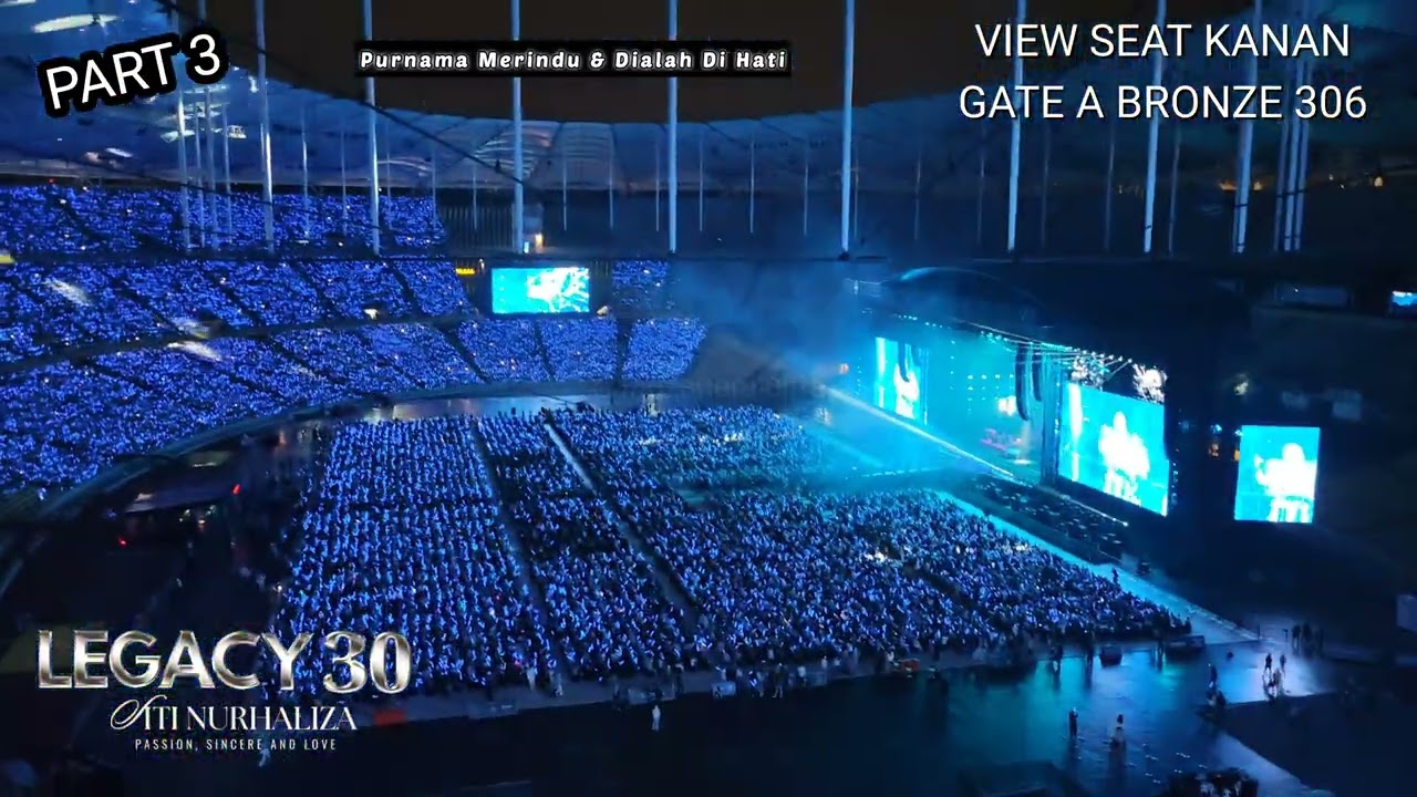 Part 3 Konsert Legacy30 Siti Nurhaliza LIVE in SNBJ - Purnama Merindu & Dialah Di Hati