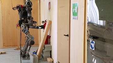 WALK-MAN operating in a damaged building