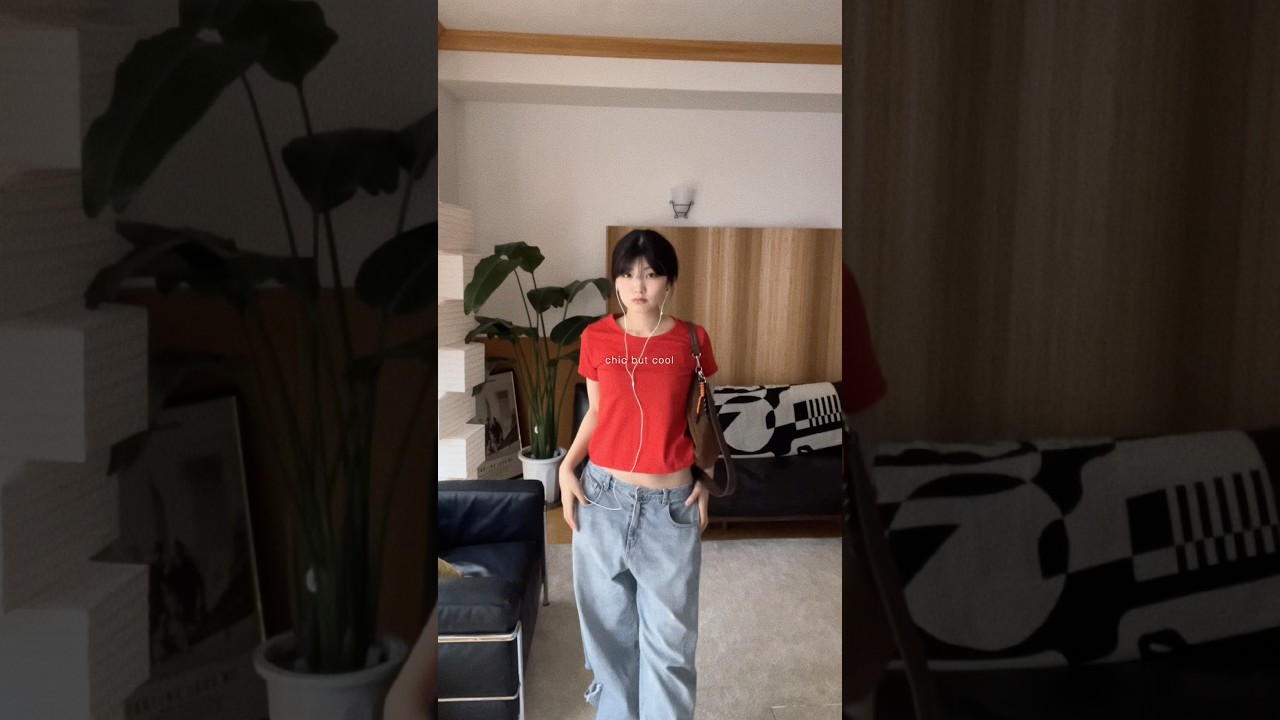 夏の赤Tコーデ❤️