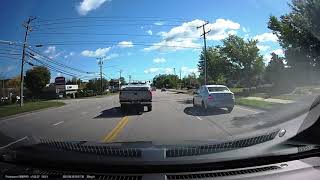 FCW - Forward Collision Warning doing it's thing.