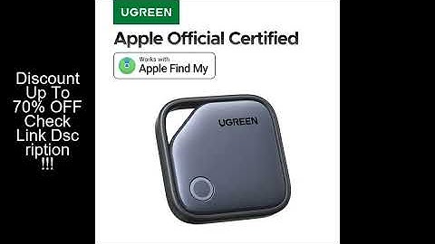 UGREEN Smart Bluetooth Tracker, Keys Finder Item Locator SmartTag Up to 2 Year Battery Phone Finder