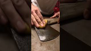 Rusty Vintage Axe Restoration ASMR 🪓✨ #shorts