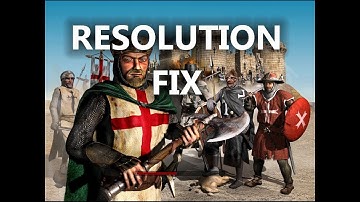 Stronghold Crusader input signal Out of range resolution fix