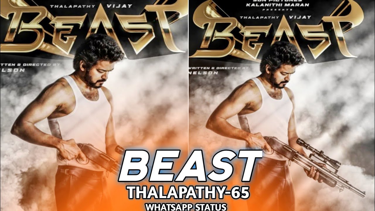 Thalapathy 65 first look poster🔥|happy birthday vijay❤️ |full screen whatsapp status 💥