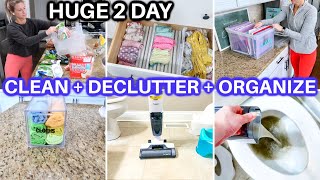 EXTREME CLEAN WITH ME + DECLUTTER + ORGANIZE | DAYS OF SPEED CLEANING MOTIVATION | MASSIVE DECLUTTER