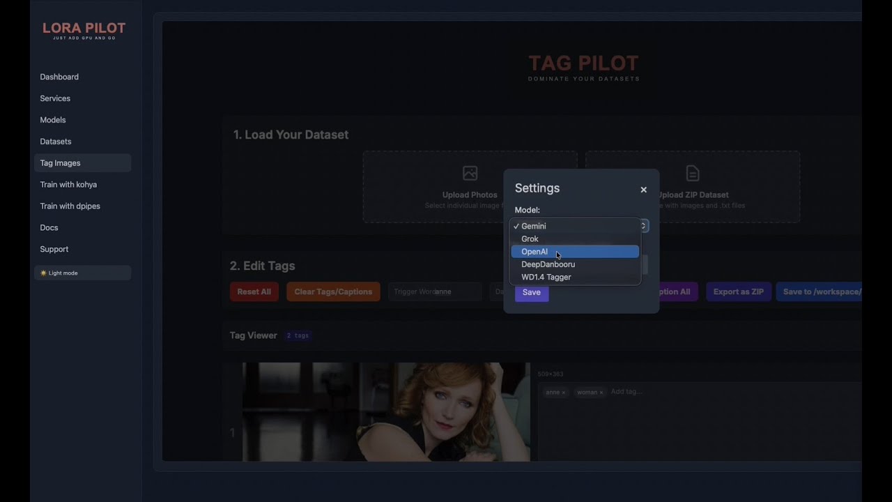 LoRA Pilot - The ultimate Stable Diffusion toolkit demo