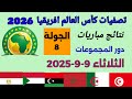 ترتيب تصفيات أفريقيا المؤهلة لكأس العالم 2026 بعد أنتهاء مباريات الثلاثاء 9 9 2025 من الجولة 8