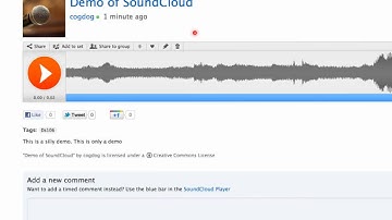 Using Soundcloud for the Daily Create