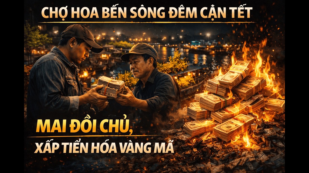 #05 Chợ Hoa Bến Sông Đêm Cận Tết: Mai Đổi Chủ, Xấp Tiền Hóa Vàng Mã