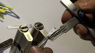 Iseo R7 R6 & ITO locks lockpicking  by impression lockpick