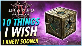 Things I wish I Knew Sooner - Crafting, War Table, Gear, & More! Diablo 4 Lords of Hatred screenshot 3