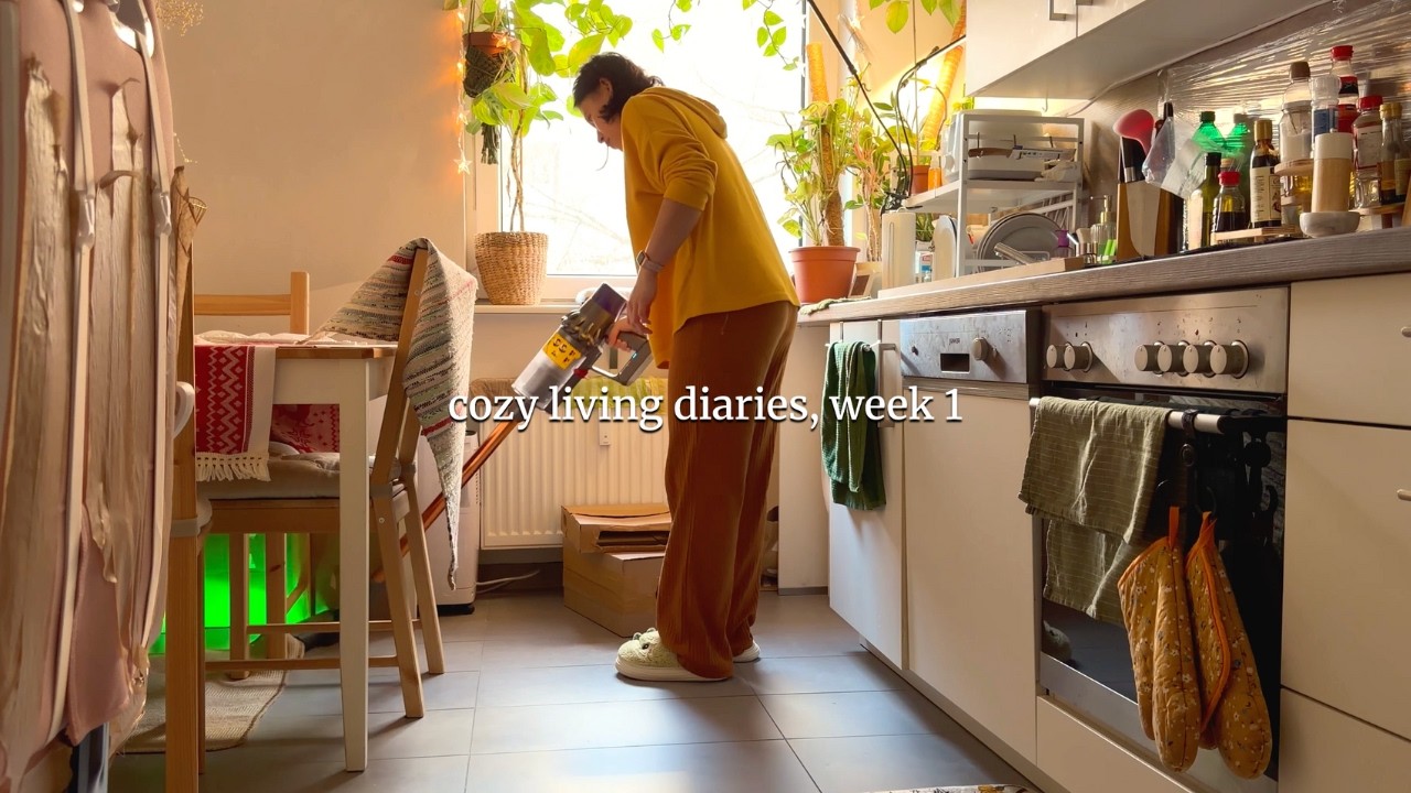 cozy living diaries #1 | cleaning, nye, quiet first days of january