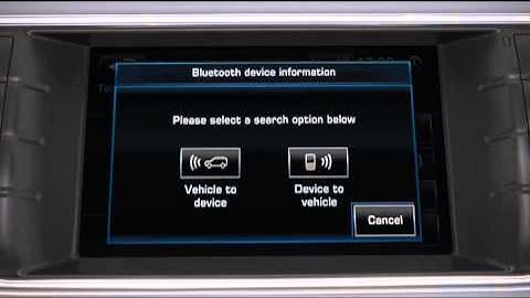 Range Rover Evoque Instructional Video: Bluetooth Pairing
