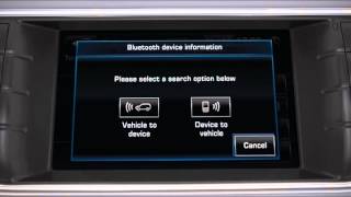 Range Rover Evoque Instructional Video: Bluetooth Pairing