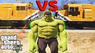 เดอะฮัค VS รถไฟมรณะ จะหยุดรถไฟได้หรือไม่? |GTA V Mod