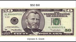 Every Person On American Currency