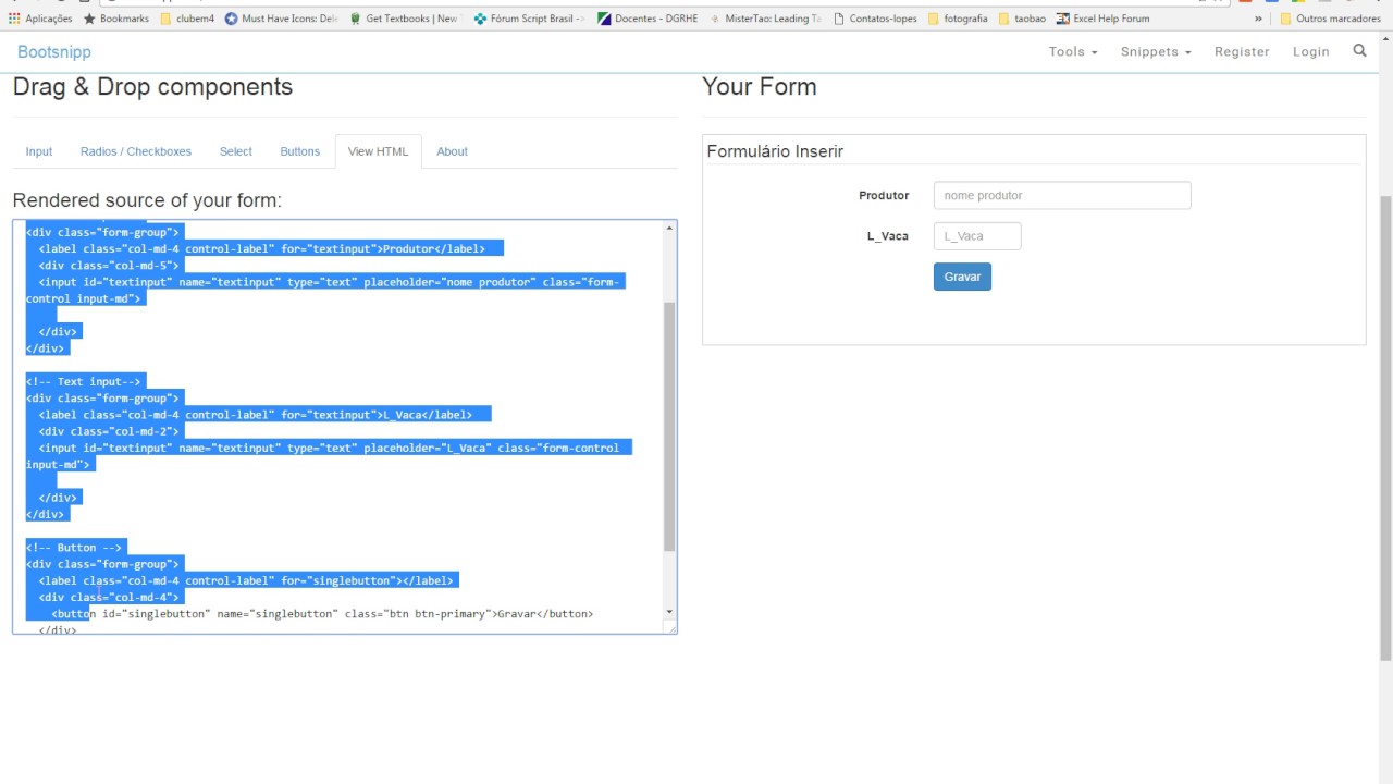 Insert record php form modal - YouTube