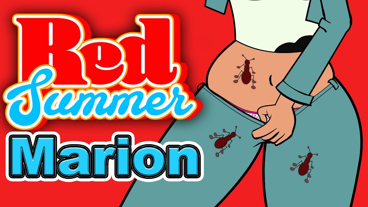 Marion gets ANTS IN HER PANTS! feat. Red Velvet - Red Flavor (레드벨벳 - 빨간 맛 ) | KPOP COMEDY CARTOON
