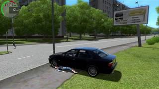 City Car Driving Mercedes-Benz e-190 Kill Drift German Driver :) Turkish man dangerous screenshot 4