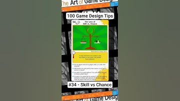 Game Design Tips #34 - Skill vs Chance | #fallintoshorts #gamedev #shorts