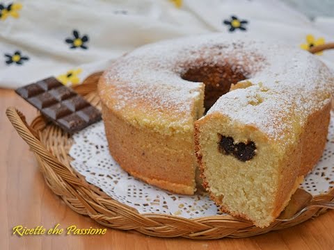 Ciambella  7 vasetti con cuore al cioccolato - Ricette che Passione