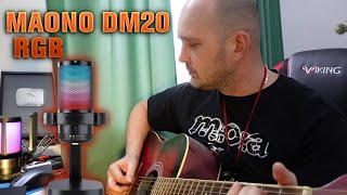 MAONO DGM20 (GamerWave) RGB - microphone for gamers and streamers 🎤🎸