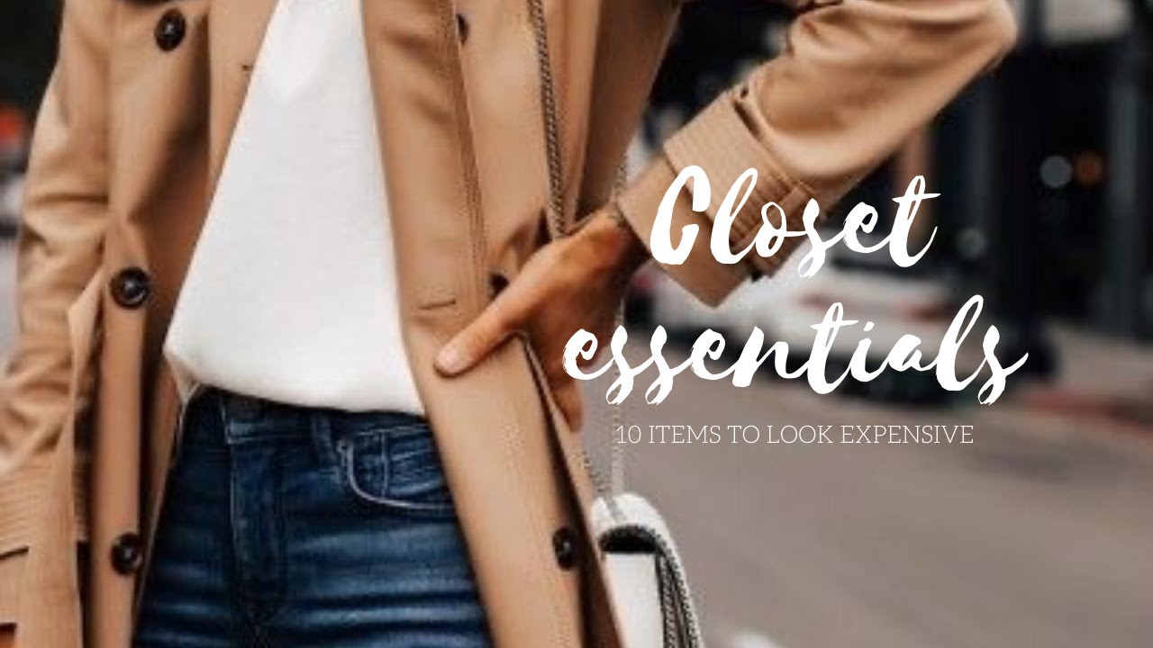 10 CLOSET ESSENTIALS // the ultimate guide to closet essentials YouTube