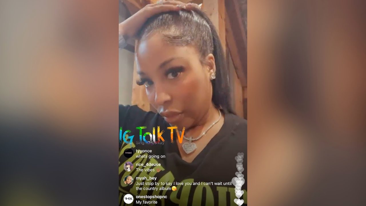 K Michelle Goes Live In Studio Session | IG Talk TV