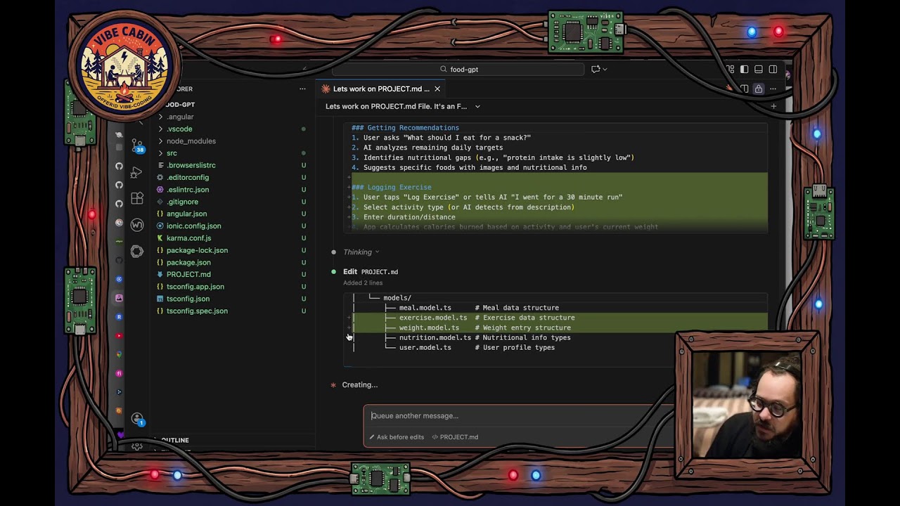 Let's start the Vibing – Vibecoding off-grid with local AI