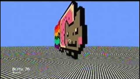 total miner pixel art: ep 1 nyan cat