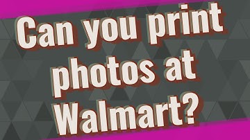 Can you print photos at Walmart?
