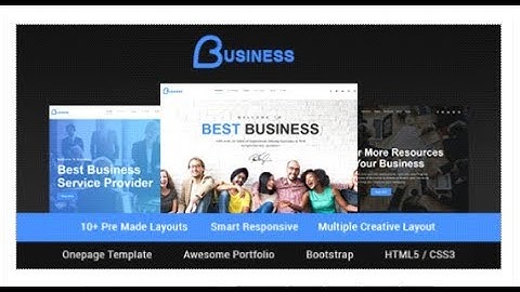Business - Smart Responsive Multipurpose HTML5 Template | Themeforest Download