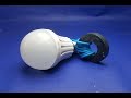 Free energy generator with light bulbs using magnets - Simple project at home