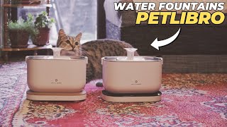 PETLIBRO Water Fountains Unboxing I Review I Cordless vs App monitoring version comparison 2024