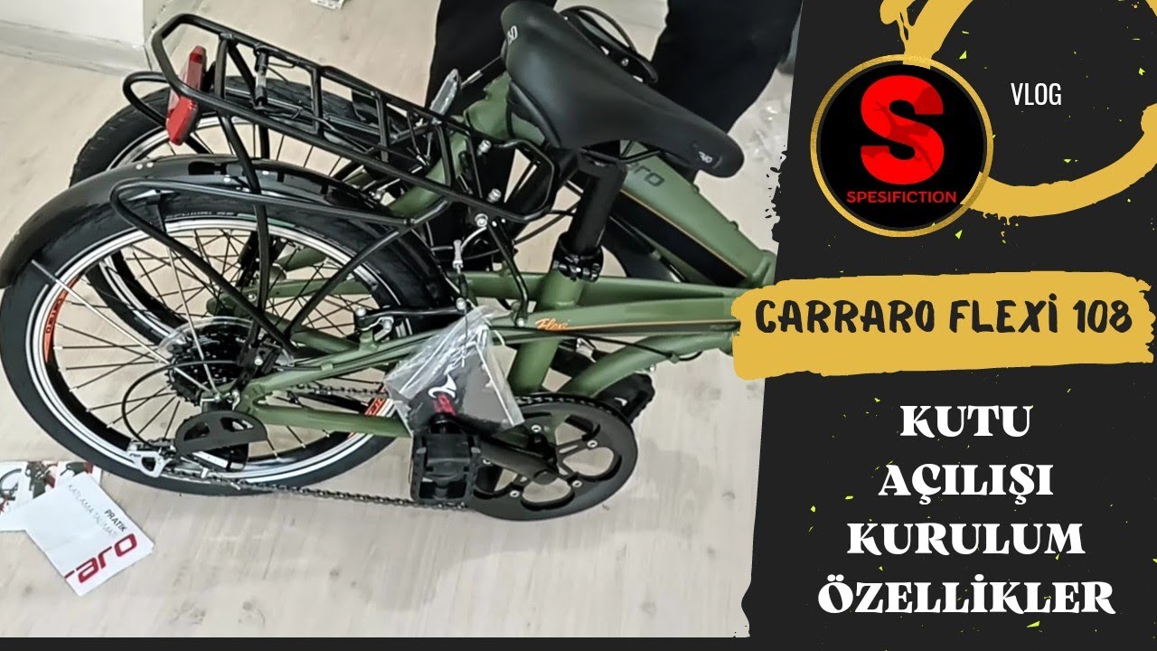 7000 Liralık Katlanır Bisiklet | Carraro Flexi 108 Kutu Açılışı | Kurulumu|Özellikleri|Popüler Hocam