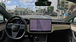 Tesla Full Self-Driving Beta 12.3.1 Drives Like a Human