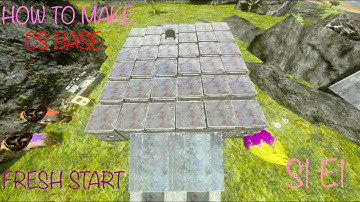 HOW TO MAKE CS BASE | S1 E1 | Sparky Gaming. #arkmobile #arkbuilds #arkbase