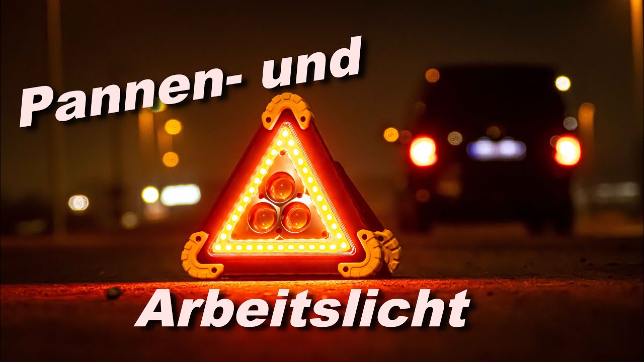 LED Warndreieck Arbeitslicht Notfalllicht OurLeeme 