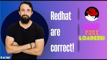 Redhat Saga (Audio Fixed) - The Right Thing! No More Free Loaders!