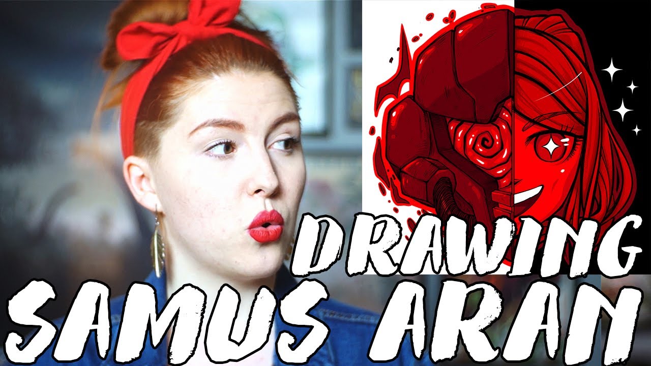 Drawing Samus Aran from Metroid // Rad Art with Beth Be Rad | Snarled