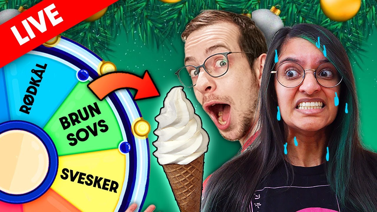 VI ER LIVE 🔔 HJULET BESTEMMER VORES JULE IS TOPPING + NY TRØJE UDGIVELSE