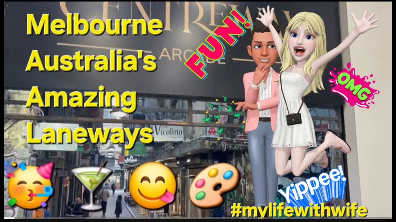 My Life With Wife 🔥Melbourne’s Laneways: Where the City Comes Alive!🔥
