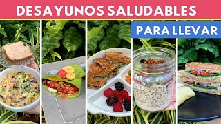 5 desayunos saludables Y FÁCILES PARA LLEVAR | Cocina de Addy