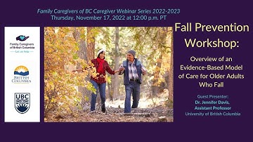 Fall Prevention Workshop: Overview of an Evidence-Based Model of Care for Older Adults Who Fall
