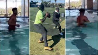 Lamar Jackson TWO A DAYS \& Antonio Brown's IN SHAPE Go Ravens 👀